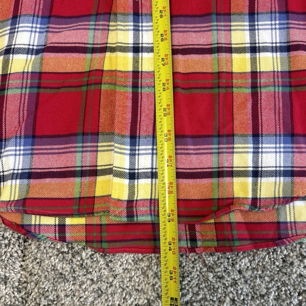 Vintage Men's XL Classic Fit Ralph Lauren Flannel Check Shirt Multicolor - Picture 9 of 12